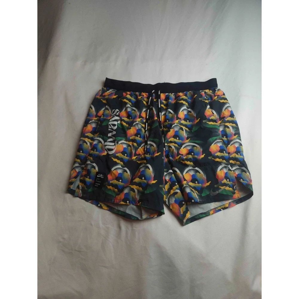 Nike A.I.R. Jordan Moss Running Shorts Mens Medium Black Woven Athletic Gym